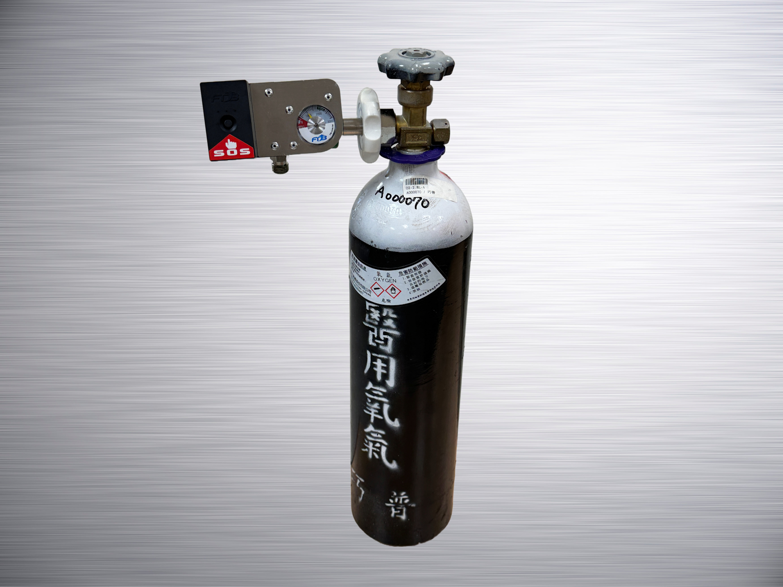 專利智能 LoRa/WiFi 無線物聯網氧氣鋼瓶壓力計與流量計