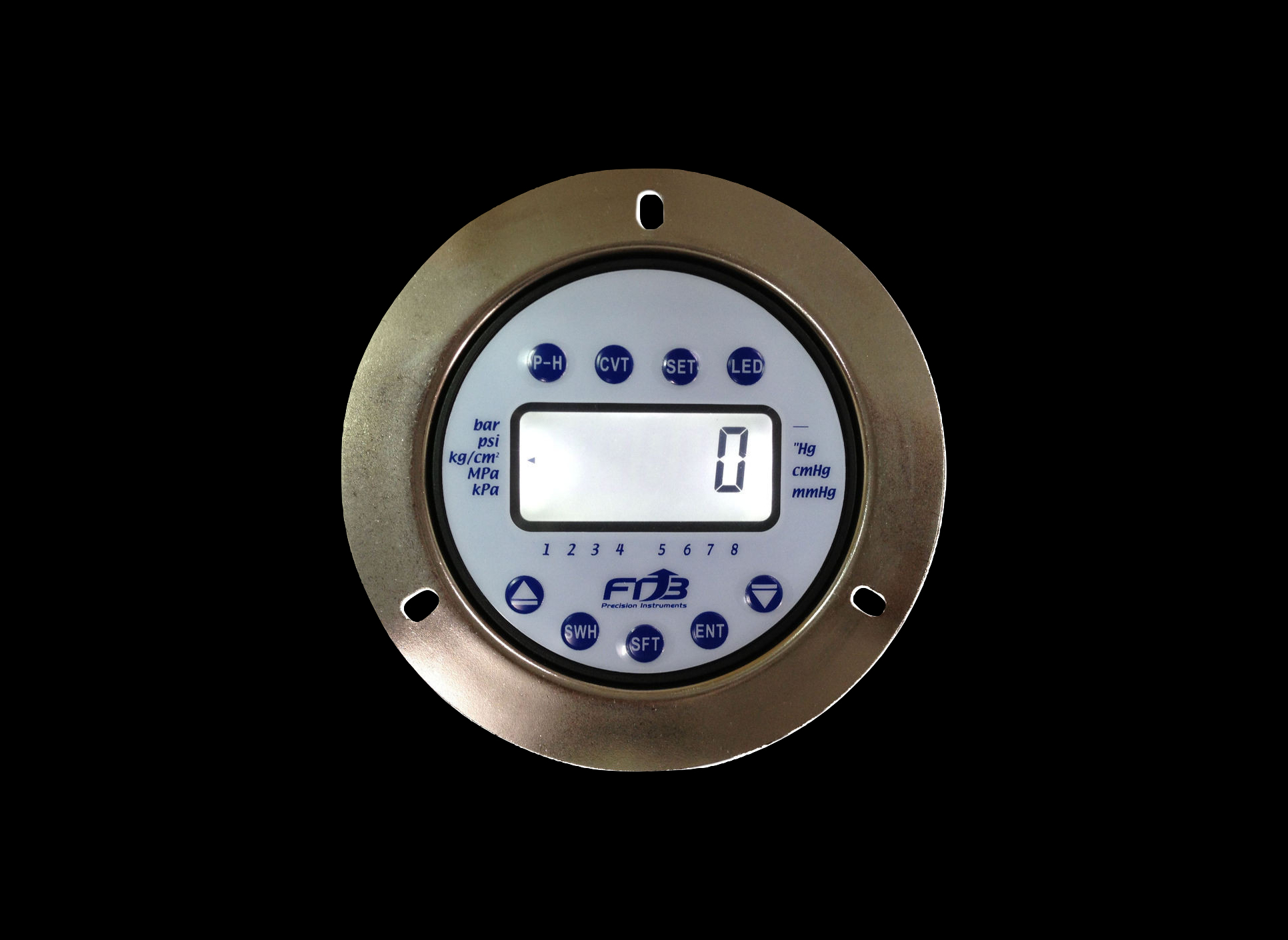 FTB Instruments DIGITAL PRESSURE GAUGE 5700 PSI Pressure Transducer 1/4" NPT
